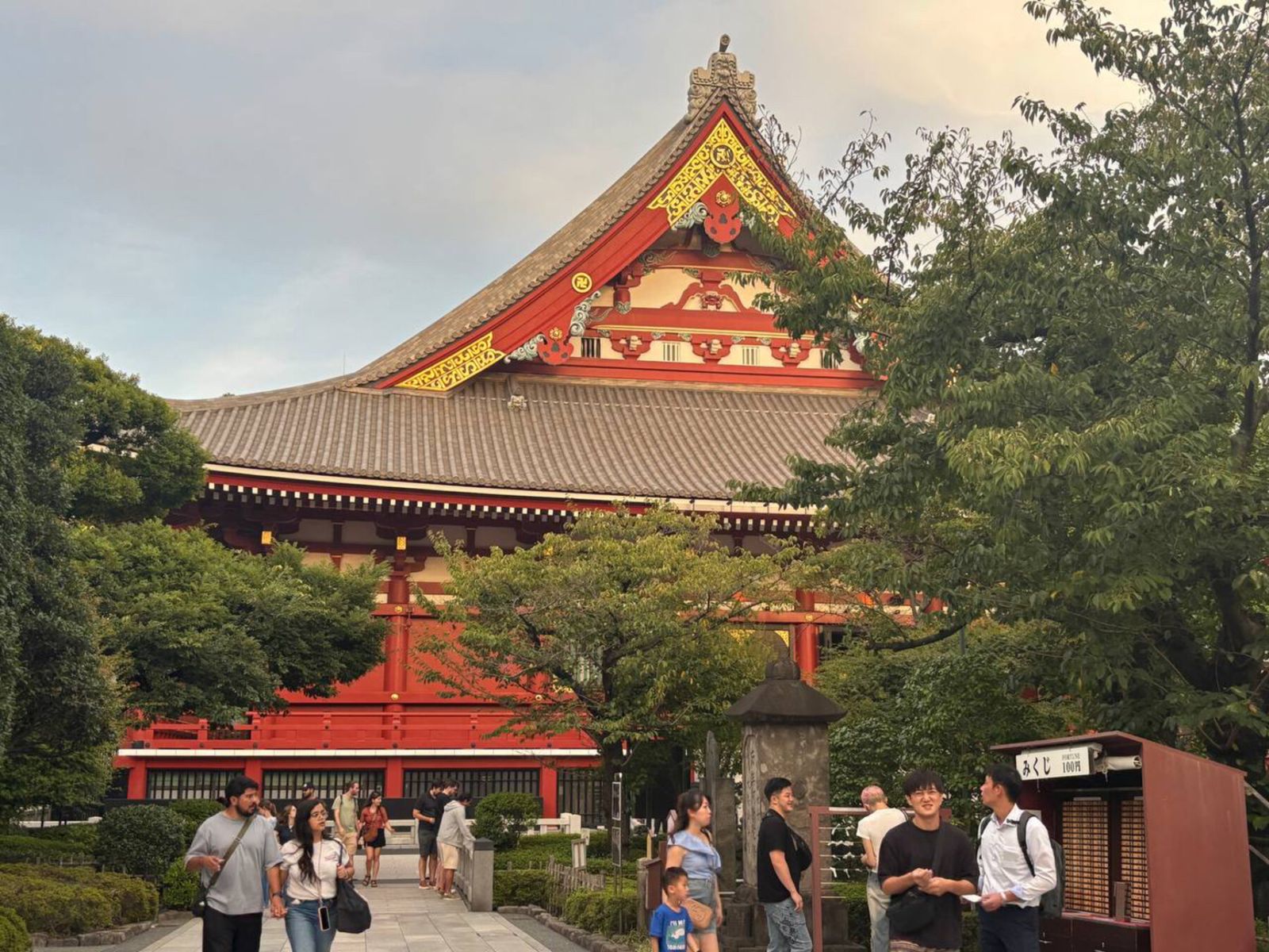 Храм богини милосердия Каннон в районе Асакуса (Храм Сэнсодзи) 