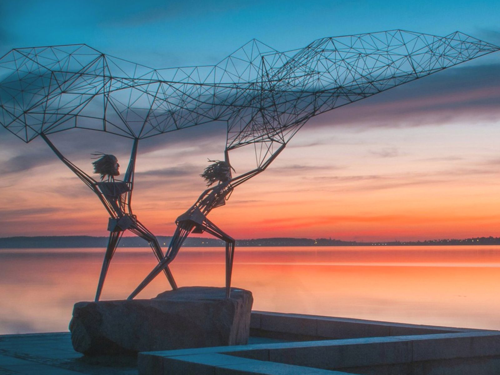 Скульптура "Рыбаки"