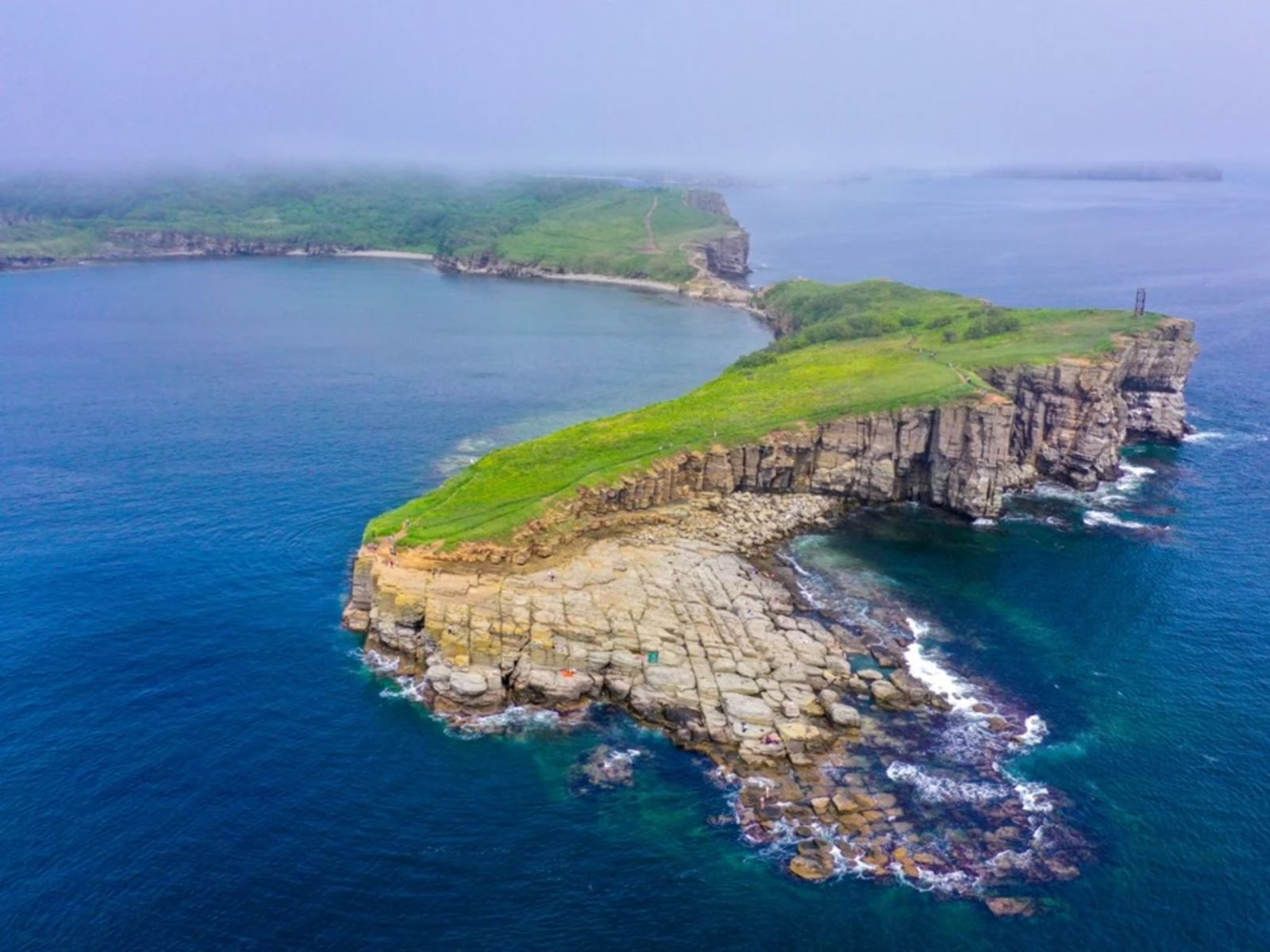 Мыс Тобизина с высоты птичьего полёта 