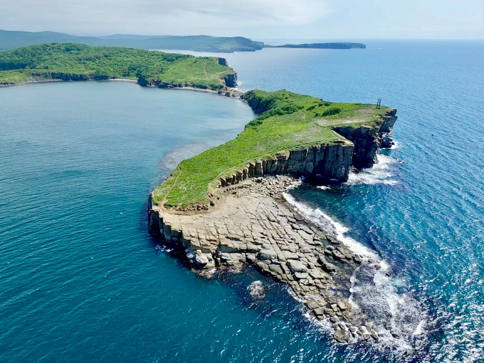 Мыс Тобизина с высоты птичьего полёта