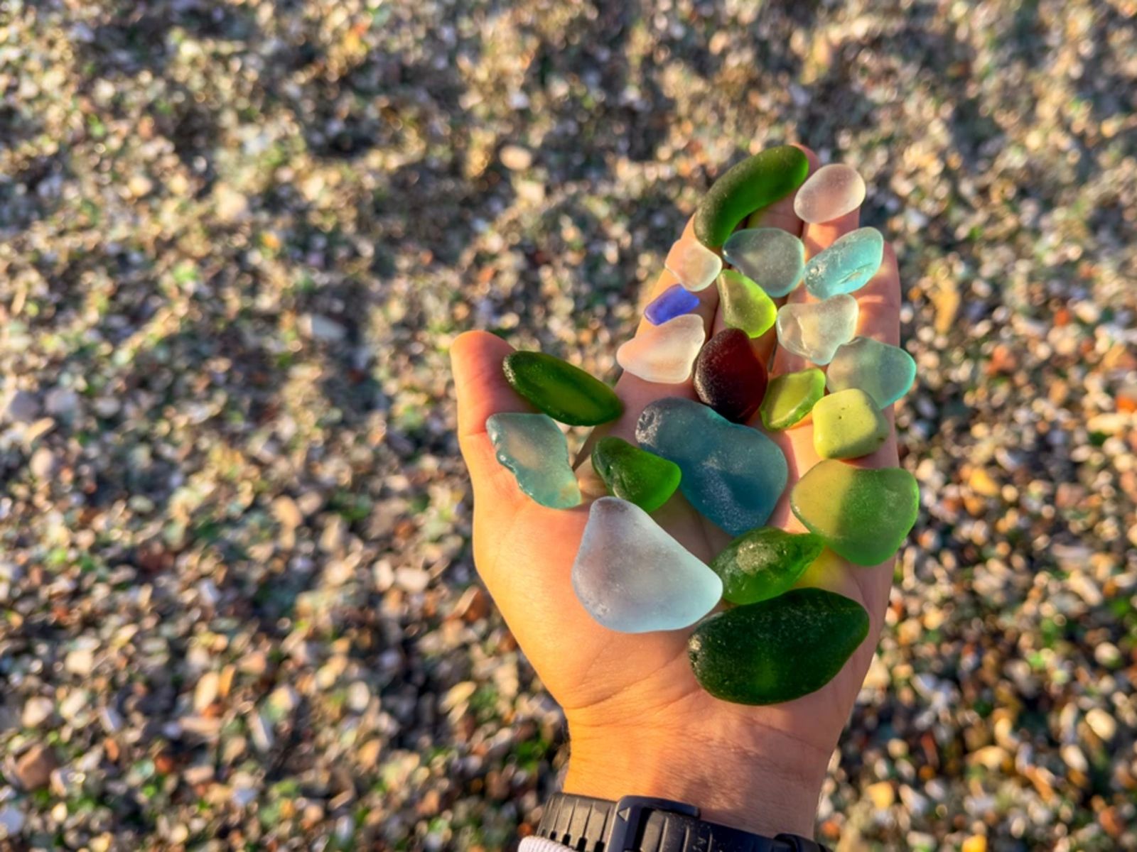 Стёклышки, отшлифованные Японским морем