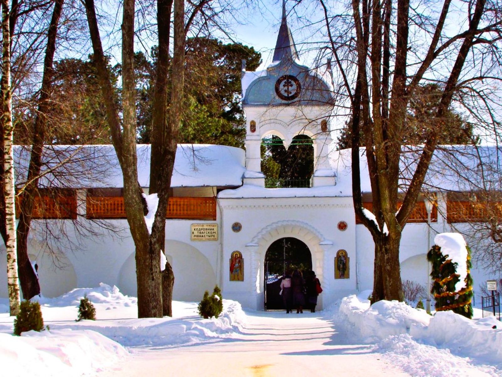 Врата в Толгскую Кедровую рощу