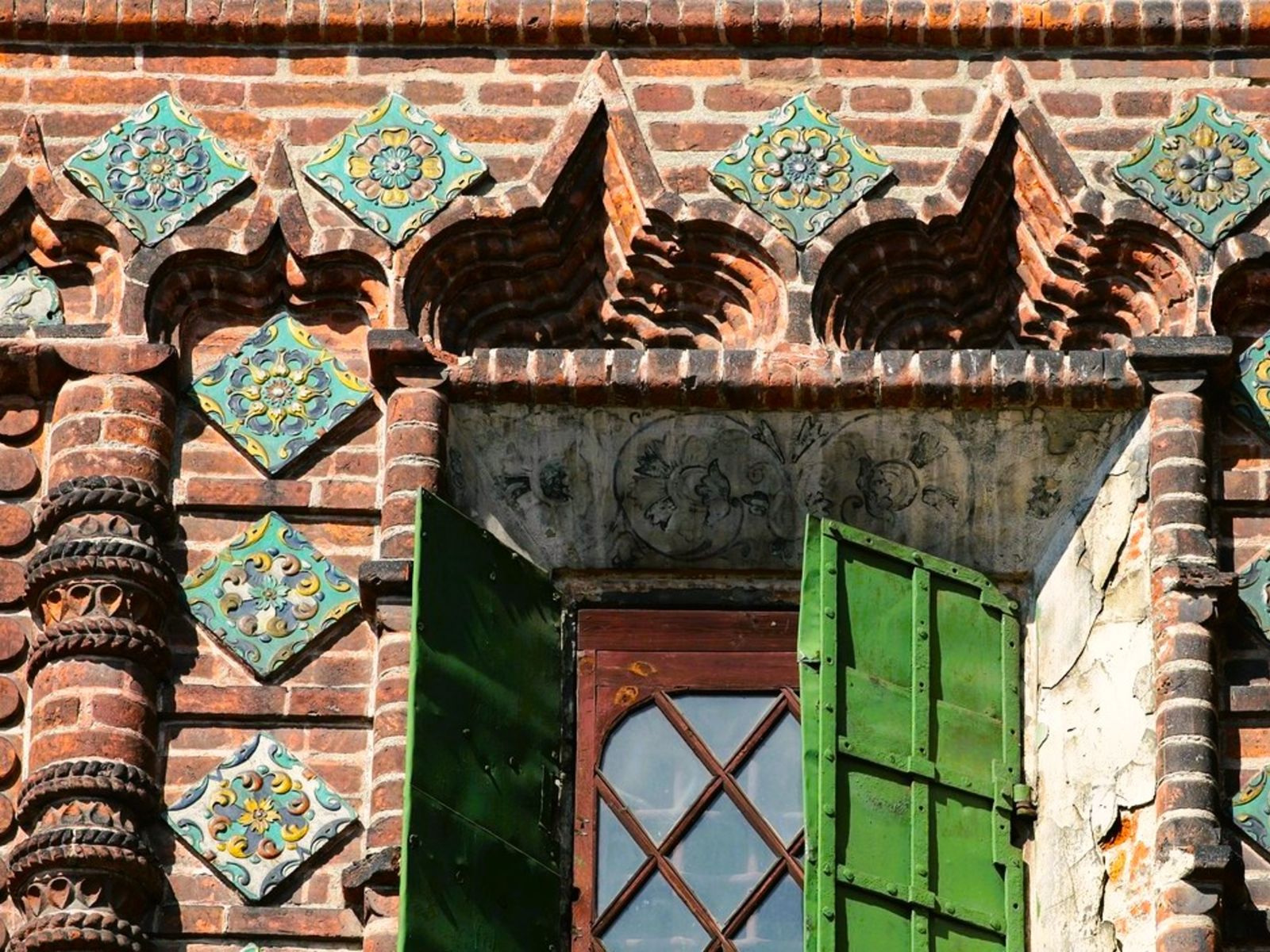 Изразцы церкви Иоанна Предтечи