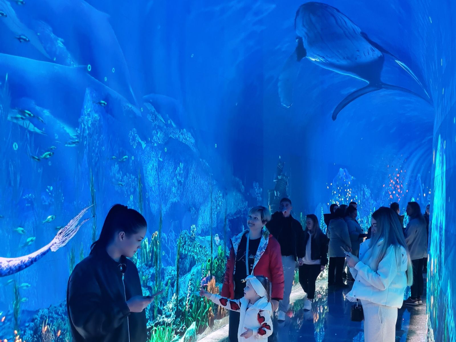 Водная инсталляция внутри "Кроличьей норы"