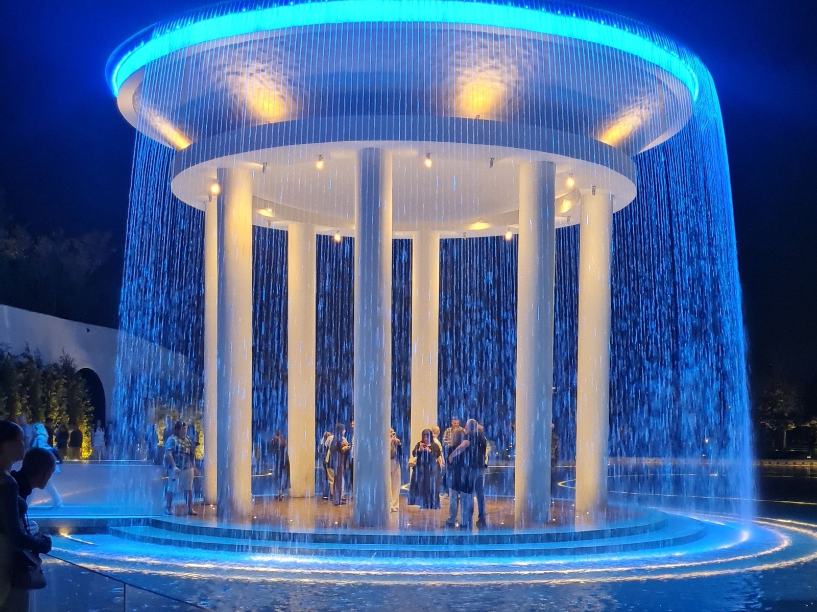 Фонтан "Ротонда" в "Парке облаков" парка "Краснодар"