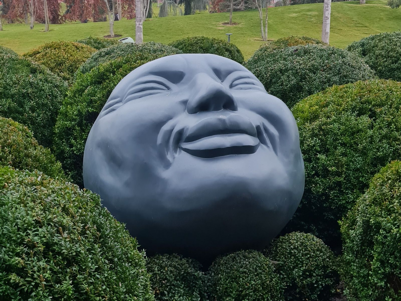 Арт-объект, символизирующий эмоции человека, в "Парке облаков"