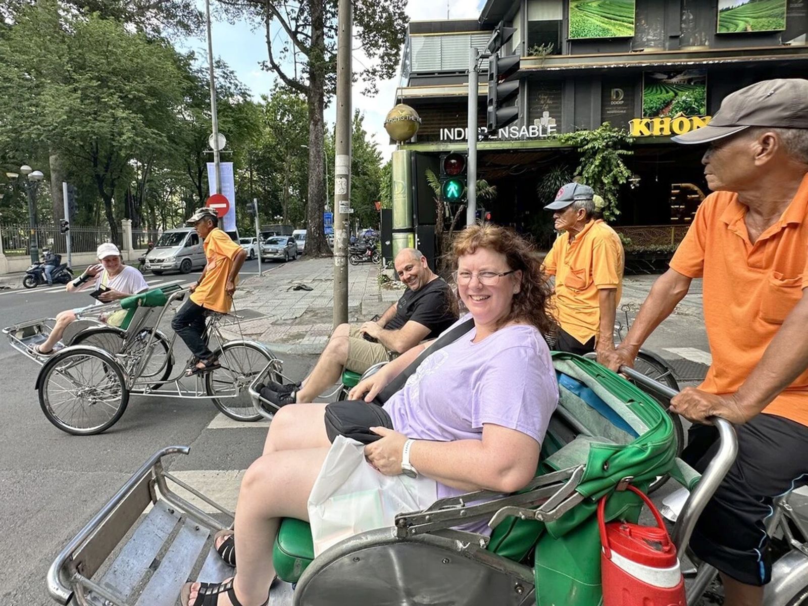 Прогулка на рикше 