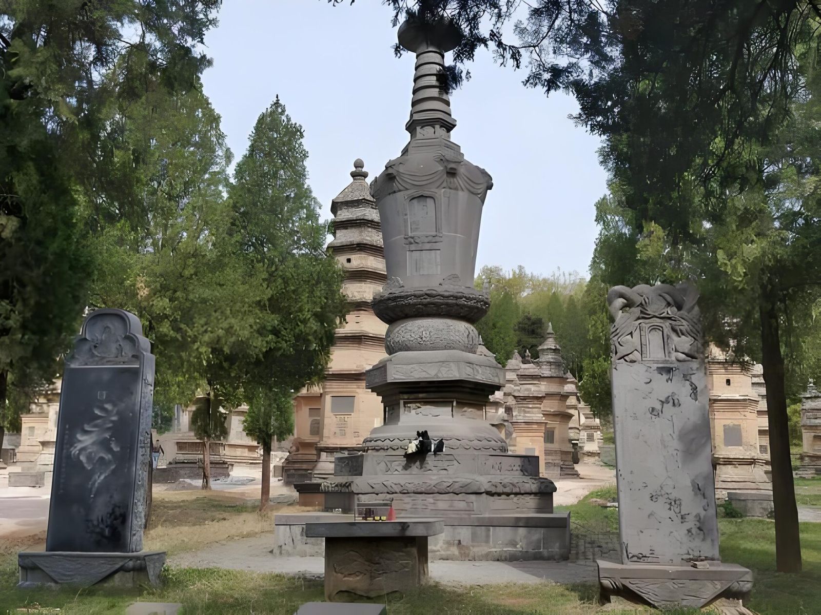 На экскурсии в Шаолине