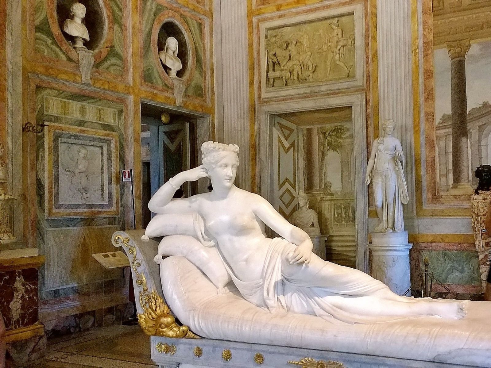 Полина Бонапарт. Скульптор Антонио Канова