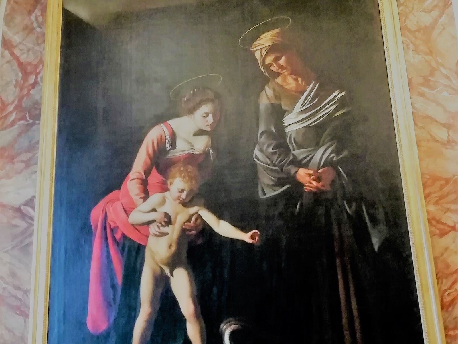 Мадонна со змеёй. Караваджо