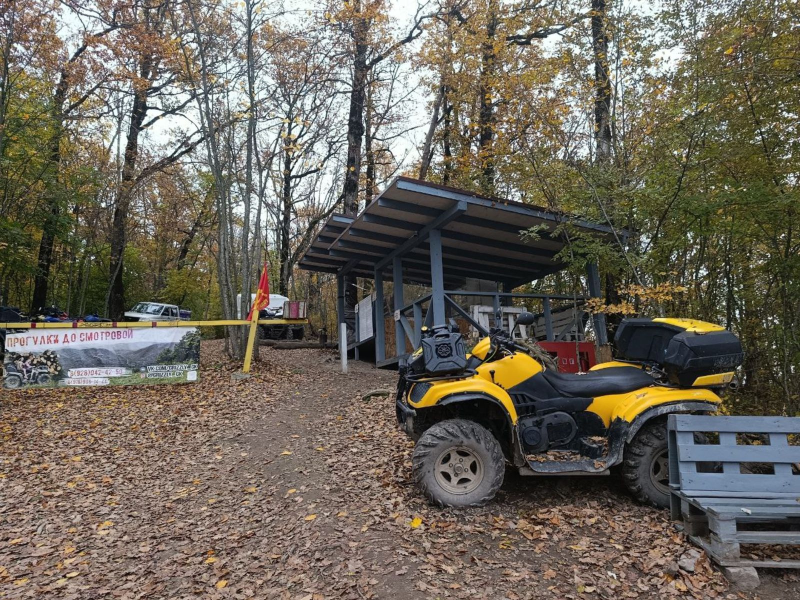 Прокатится можно до смотровой площадки и обратно 