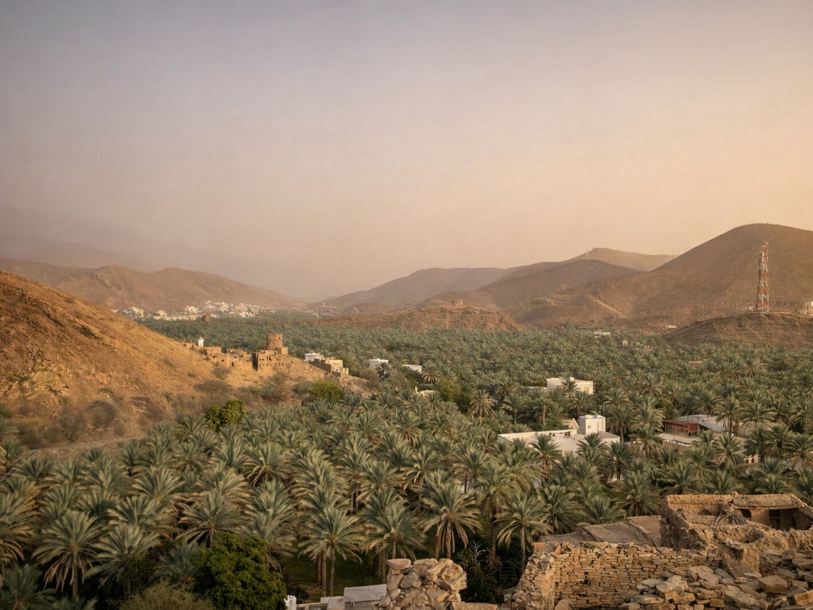 Оазис вокруг деревни Аль-Хамра