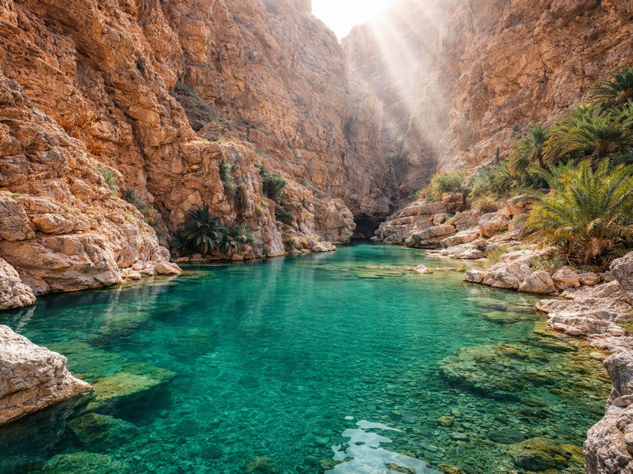 Экскурсия в Вади Шаб + воронка Бимма: здесь вода встречает горы - индивидуальная экскурсия в Маскате на машине гида длительностью 8 часов с количеством участников до 6 человек цена экскурсии 510$