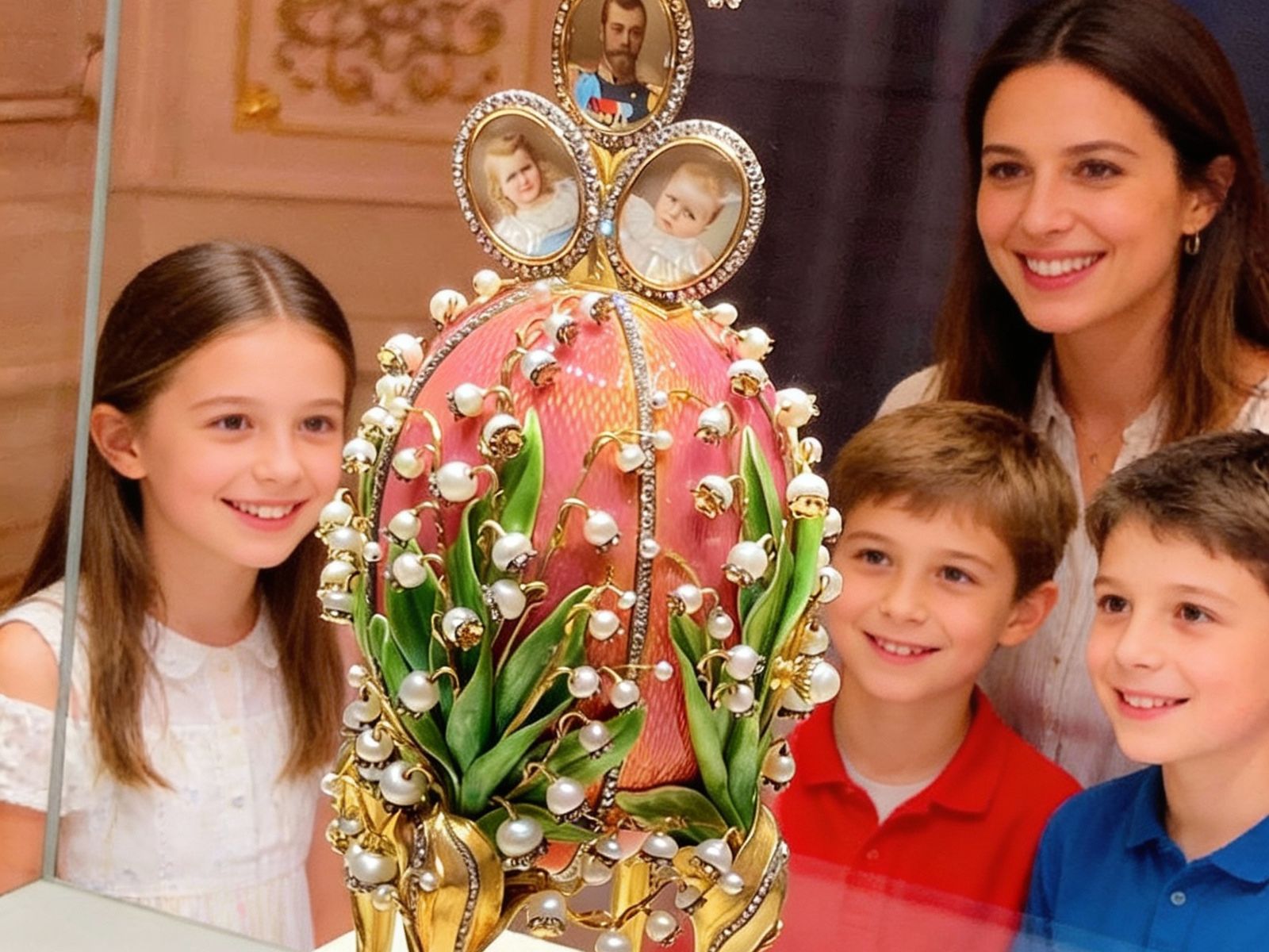 Пасхальное яйцо Фаберже Ландыши