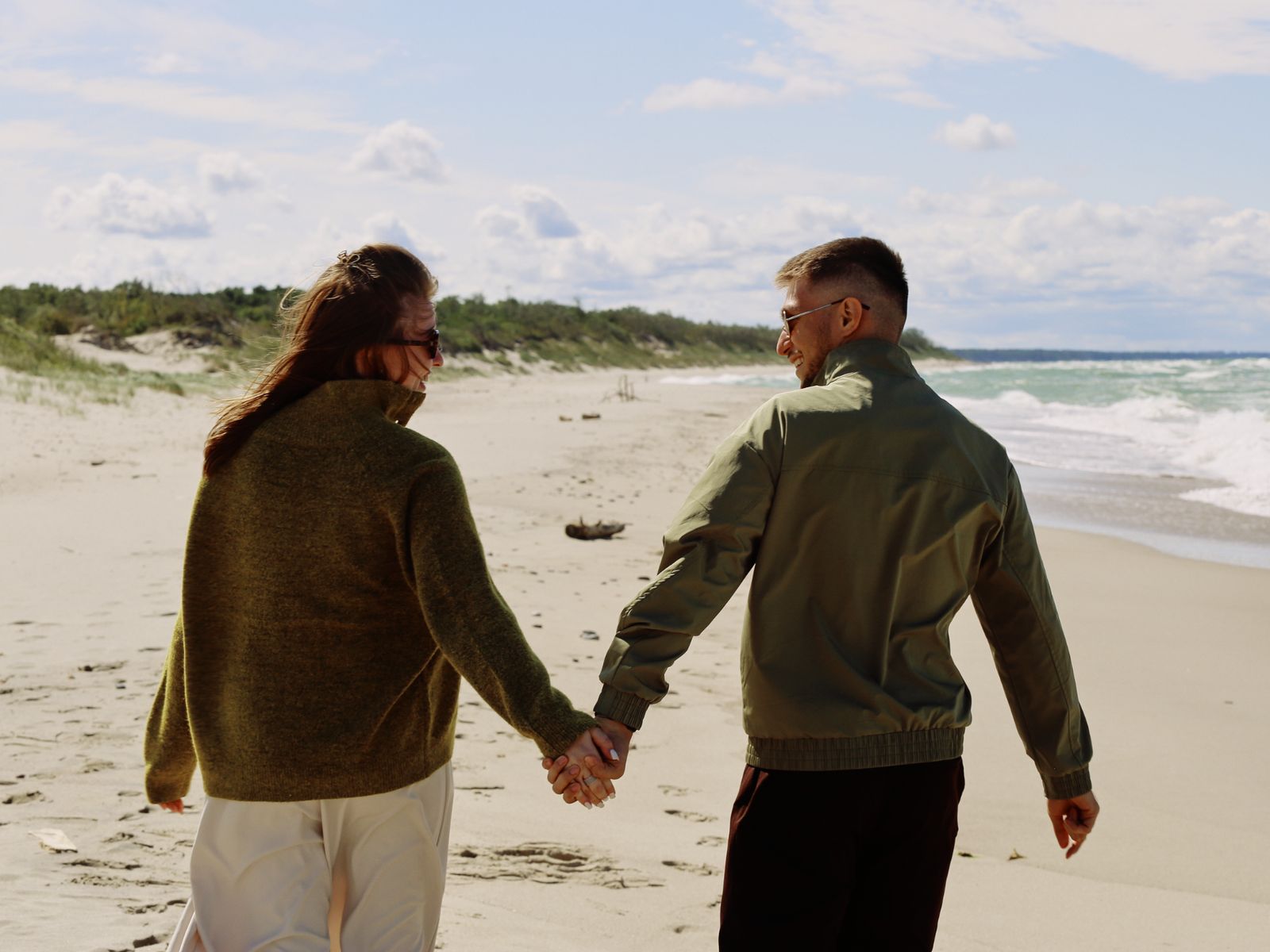 Куршская коса, выход на пляж через дюны