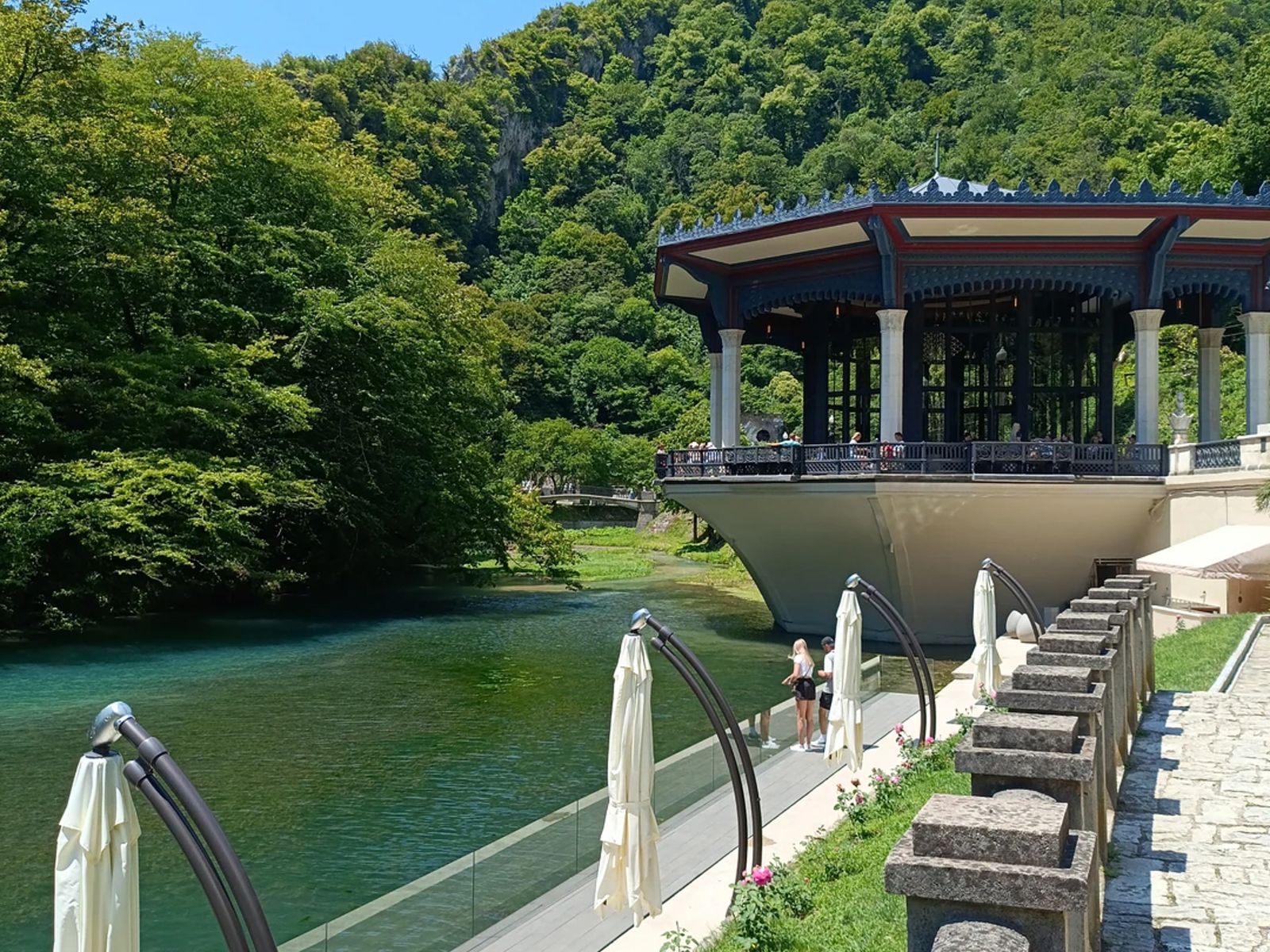 Ж/д станция Псырцха в Новом Афоне