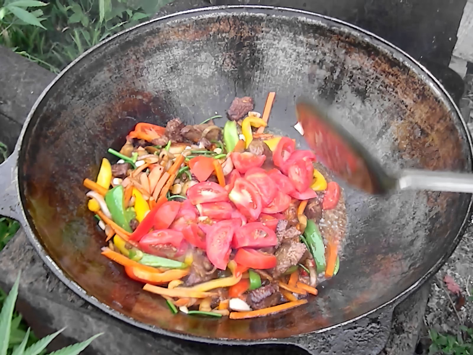 Обжарка овощей