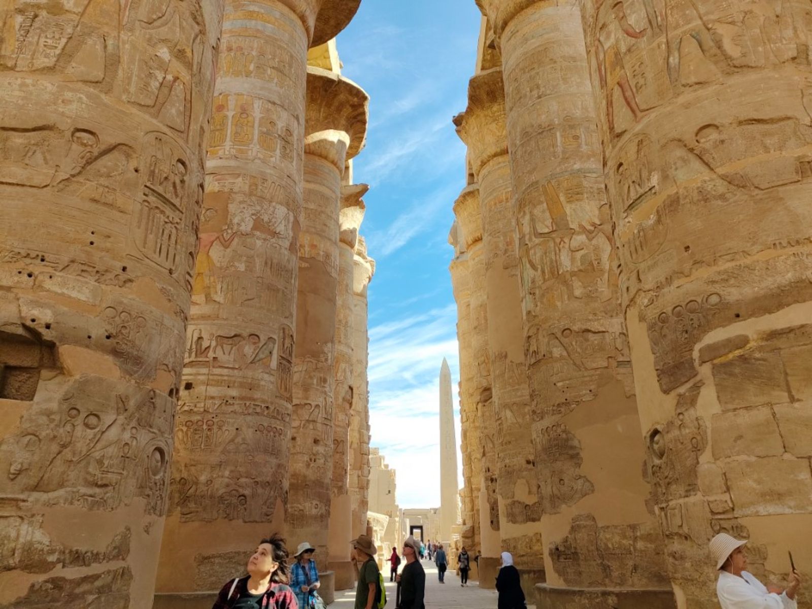 Колонны в Карнакском храме