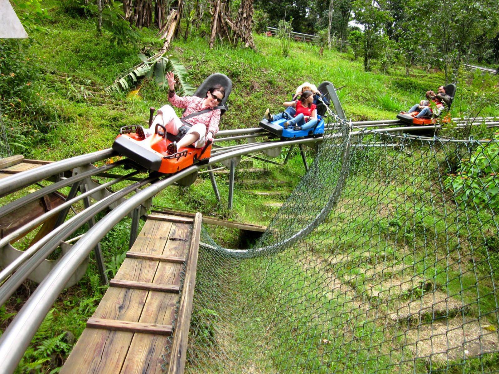 Спуск на электросанях