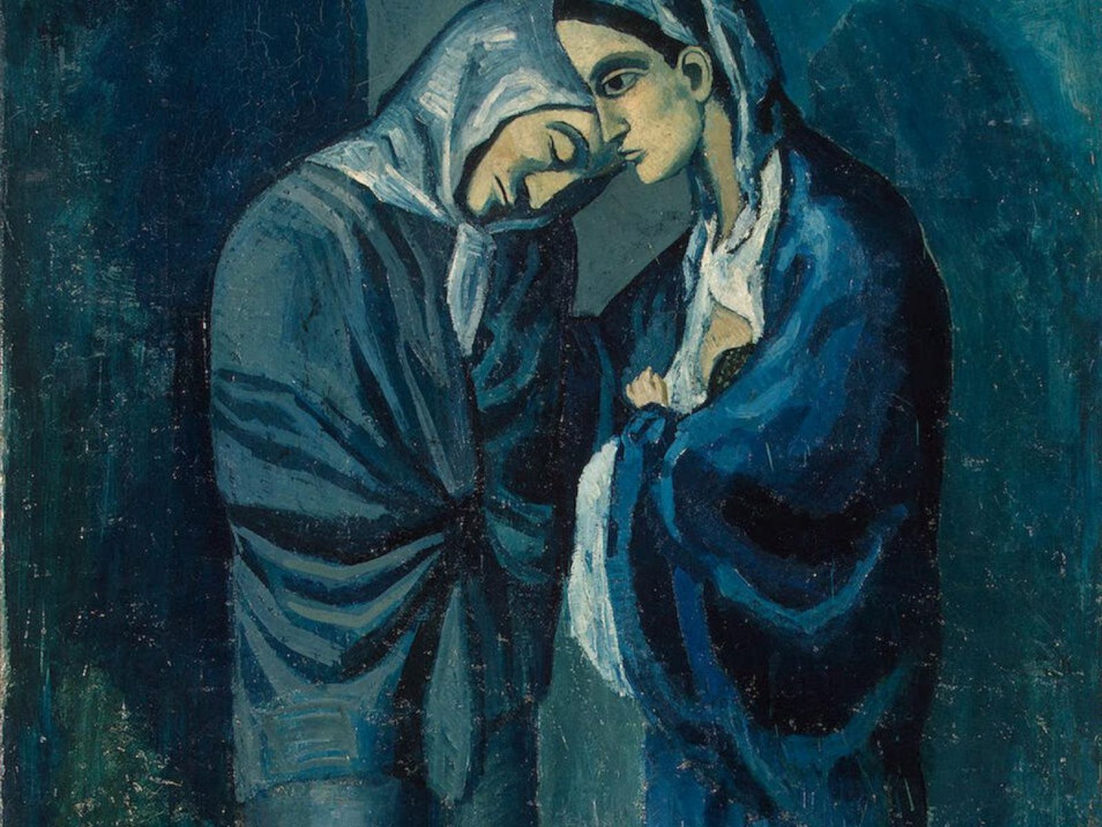 Пабло Пикассо "Две сестры", 1902 г.