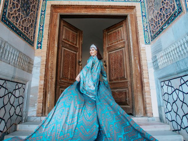 Профессиональная фотосессия на площади Регистан в Самарканде