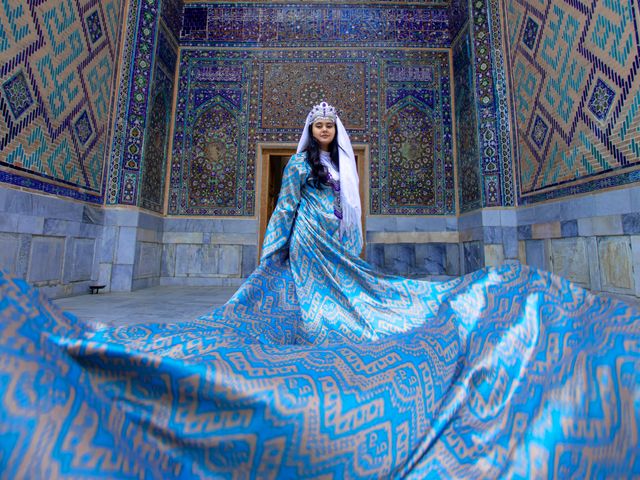 Профессиональная фотосессия на площади Регистан в Самарканде — фото 3