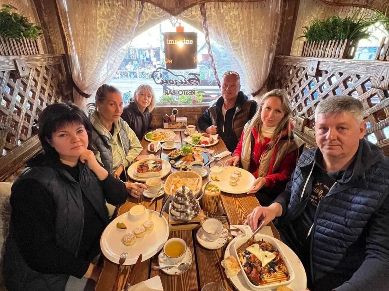 Обед в Домбае