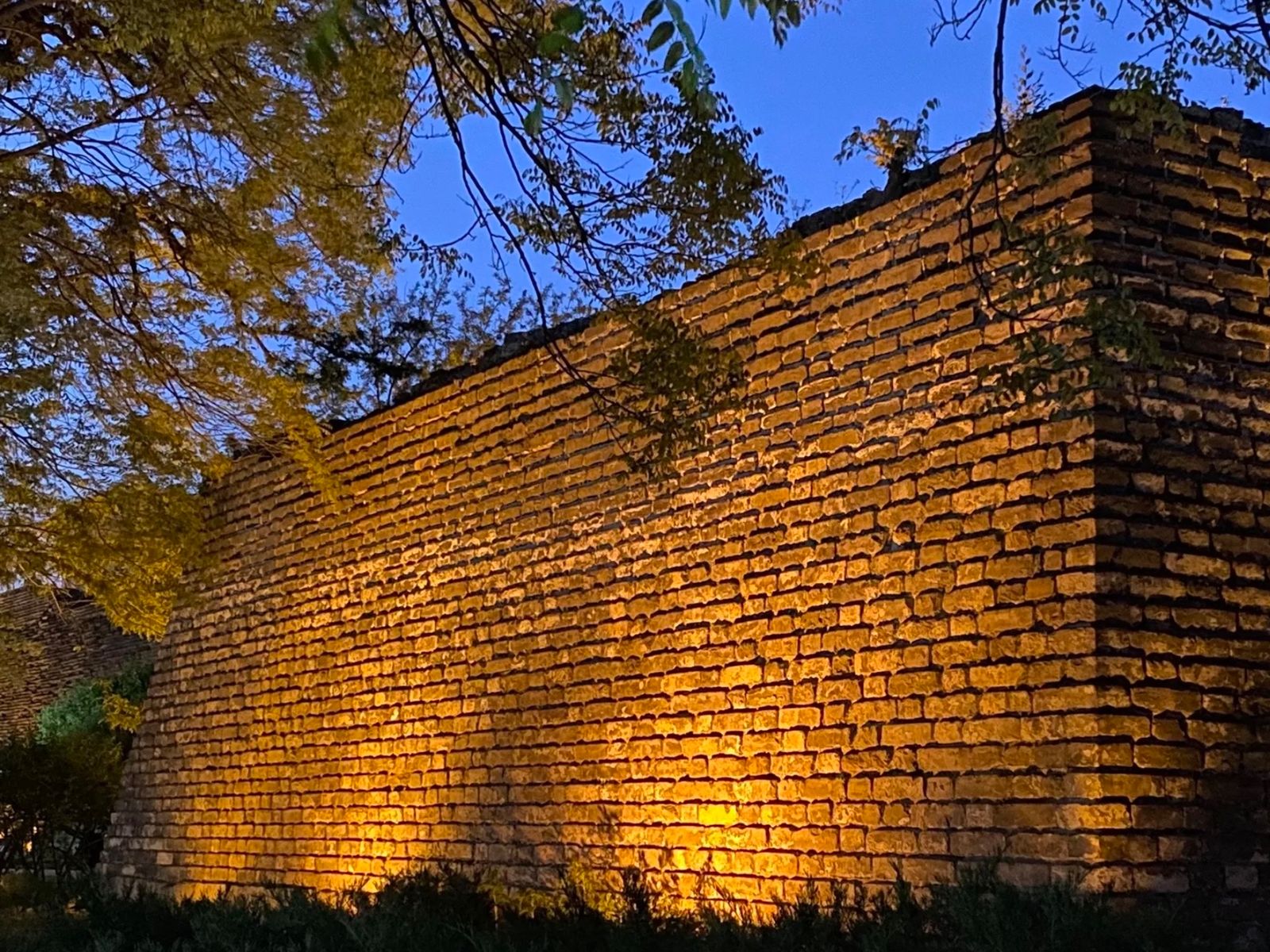 Фрагмент городской стены