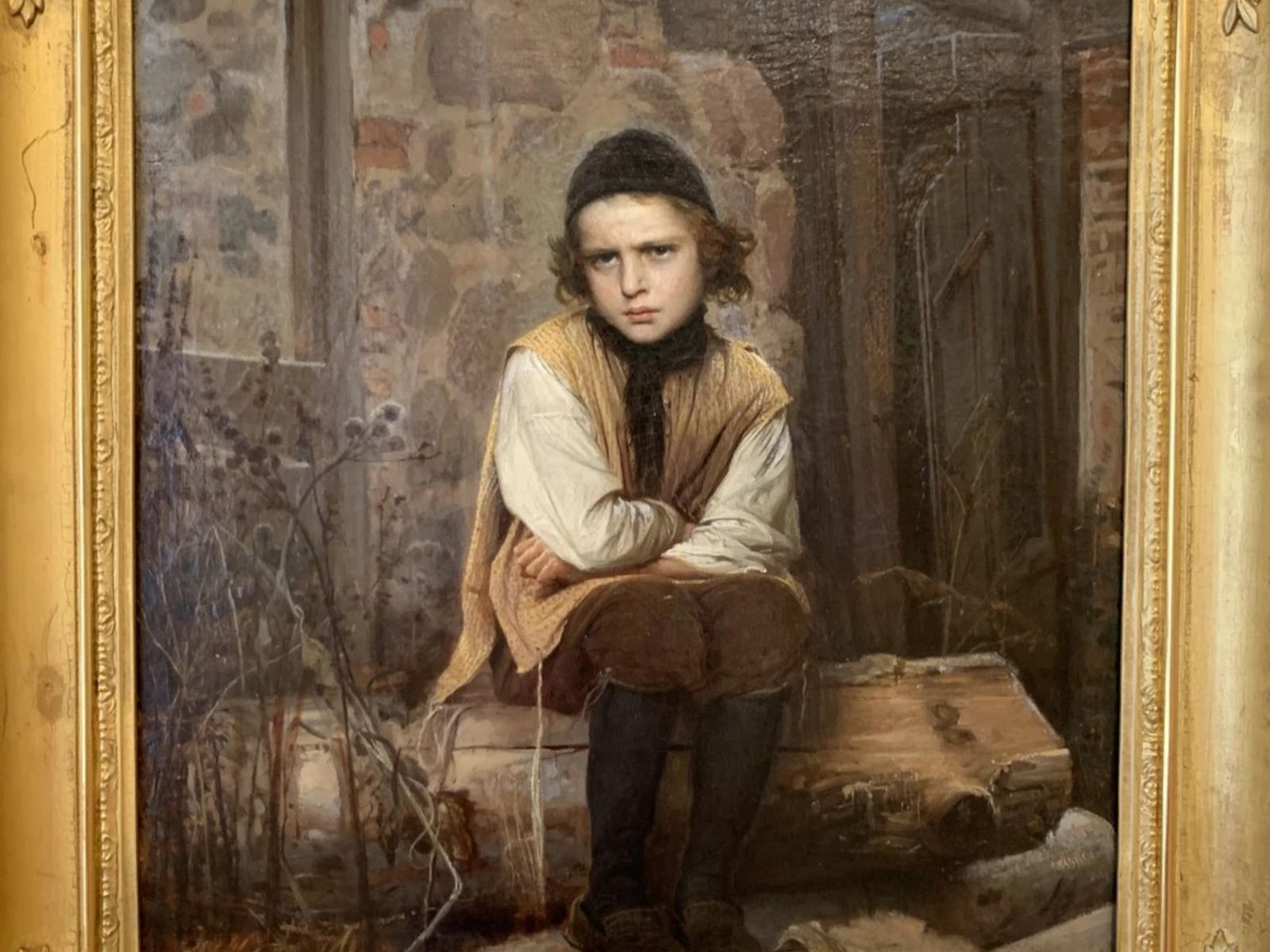 Иван Крамской, "Оскорбленный еврейский мальчик"