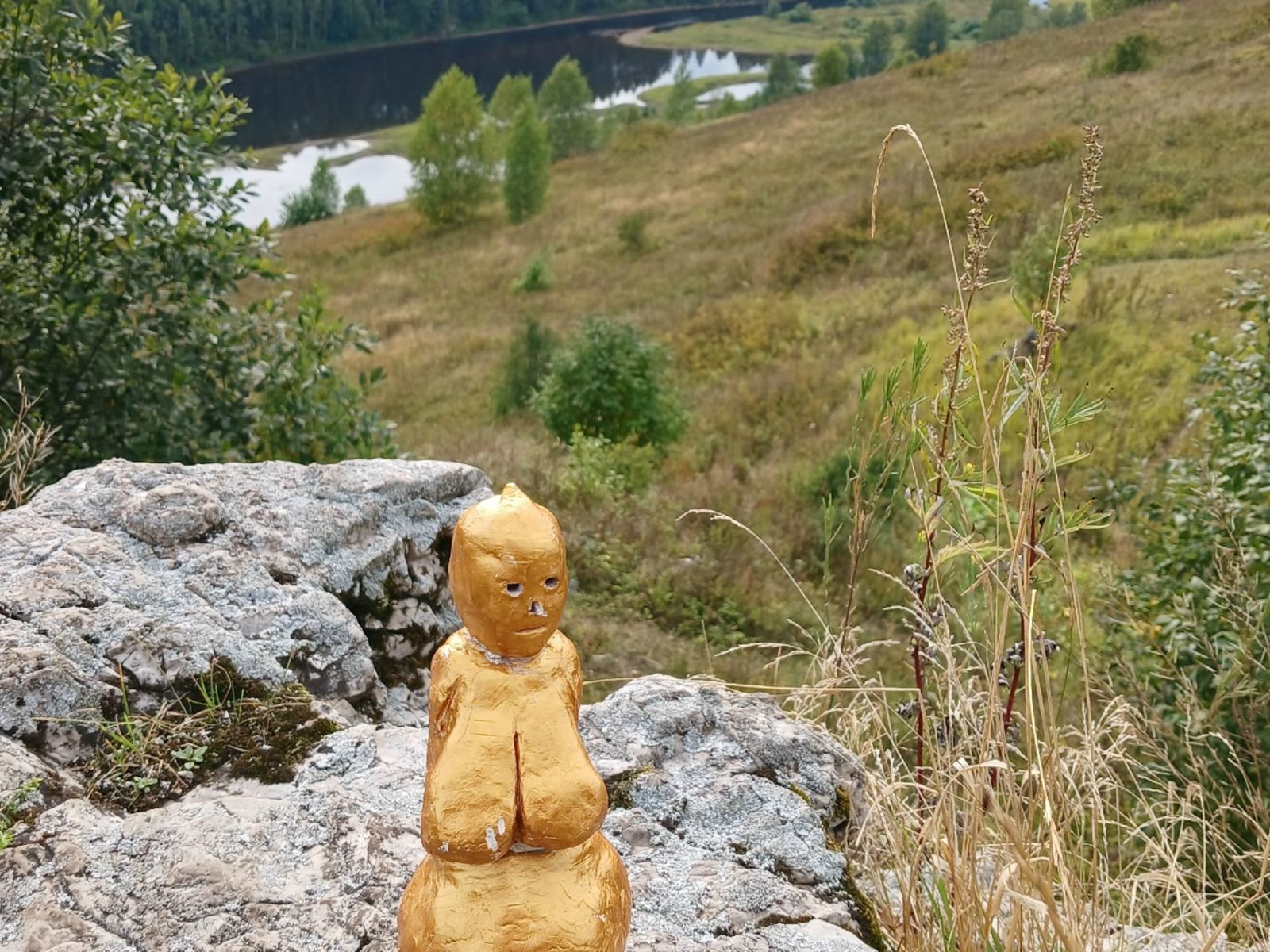 Сорни-Най. Золотая баба. Идол, изображающий пермскую богиню Калтащь