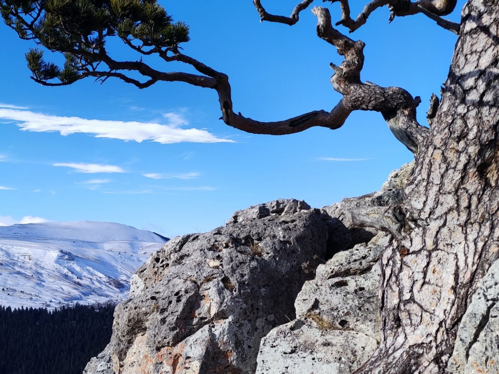 Вид с хребта Утюг