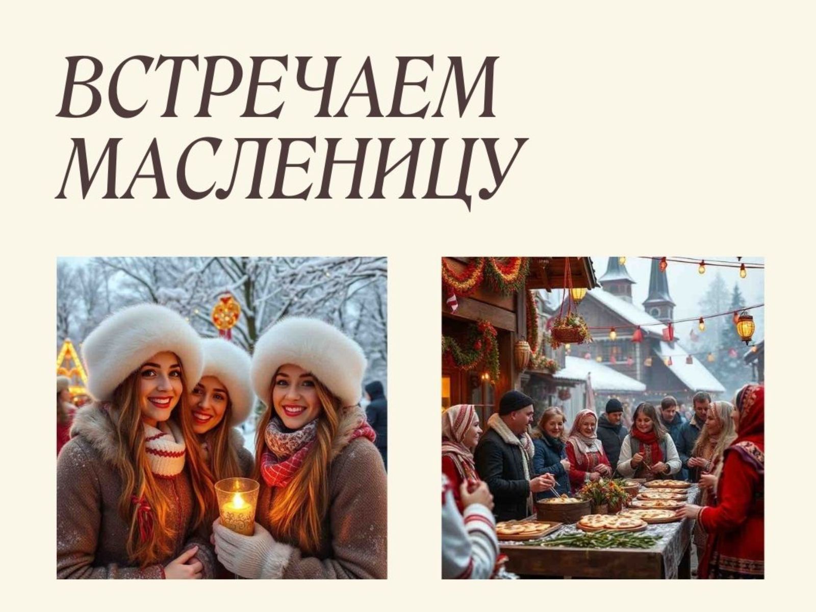 Встречаем масленицу 