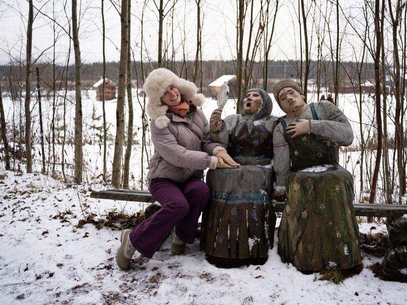 На экскурсии
