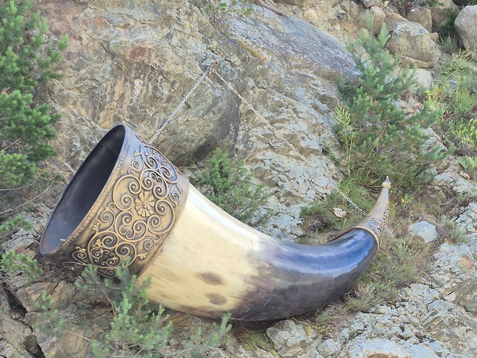 Современный арт-объект «Рог изобилия»