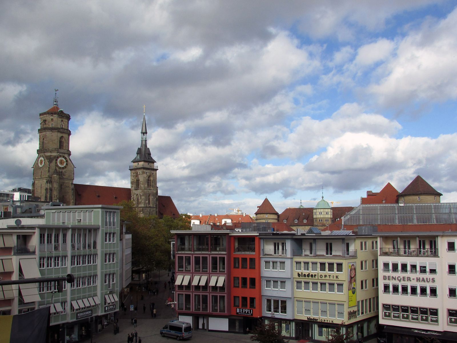 Marktplatz (Рыночная площадь). Stiftskirche (Штифтскирхе)