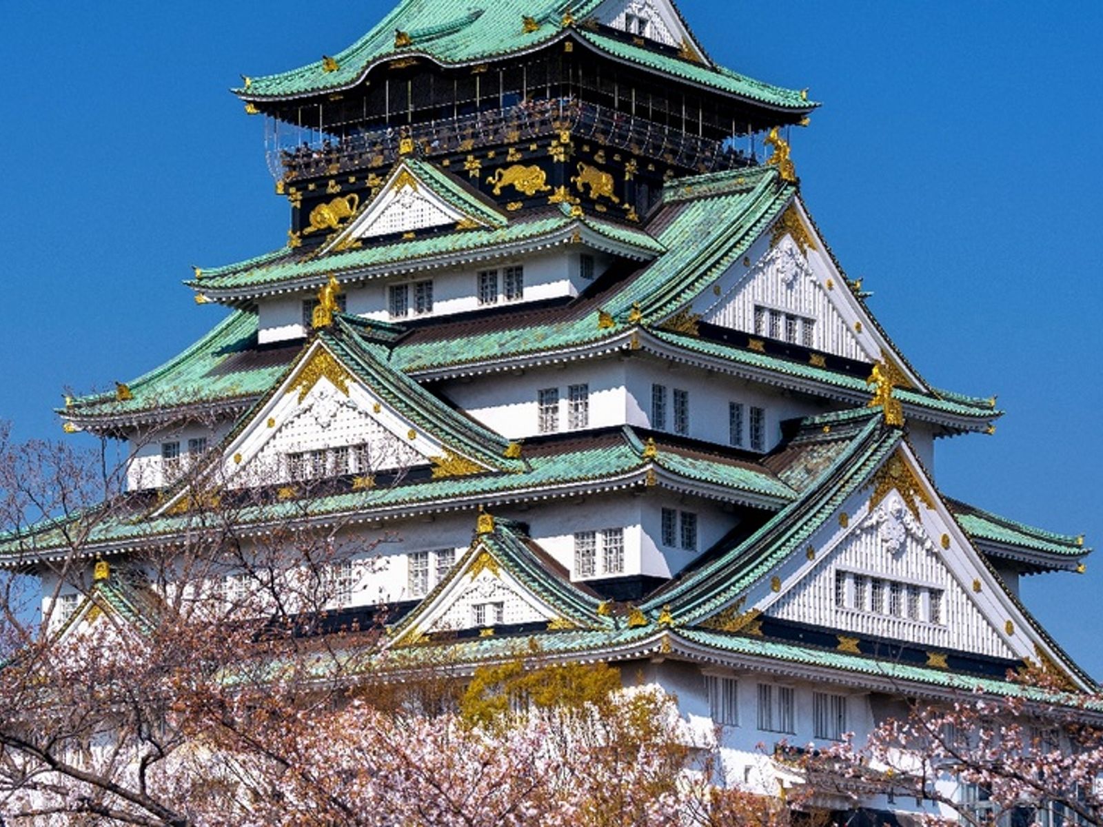 Замок в Осаке