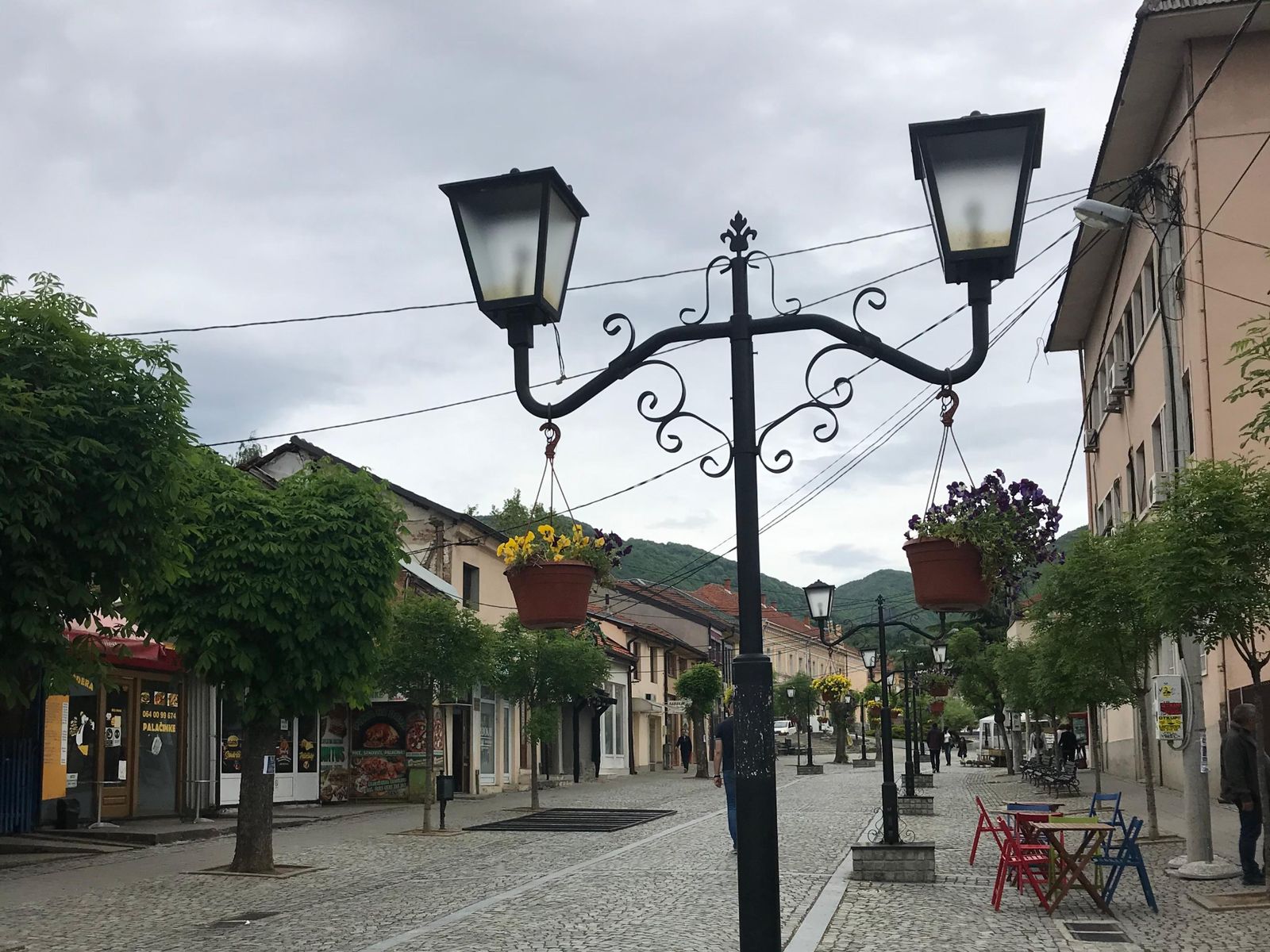 Пешеходная зона Вране