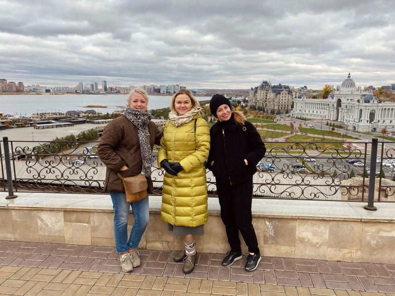 Гости из Голландии в Казанском кремле