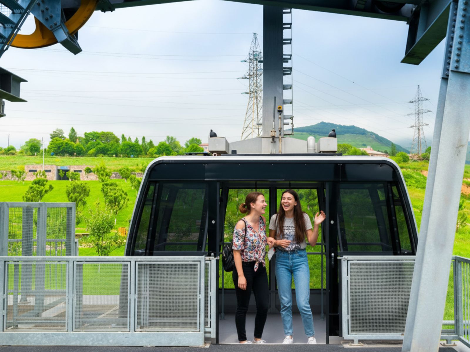 Канатная дорога «Крылья Татева» на станции 