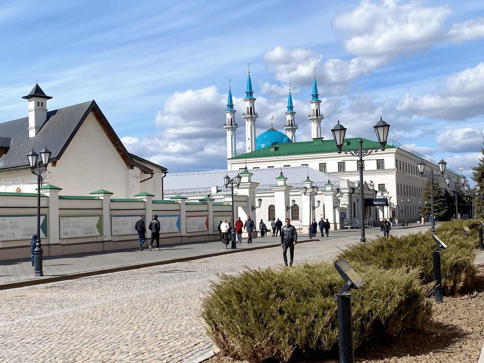 На обзорной экскурсии в кремль