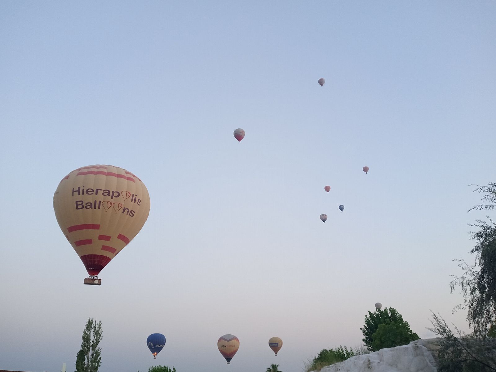 1000 meters on the balloons