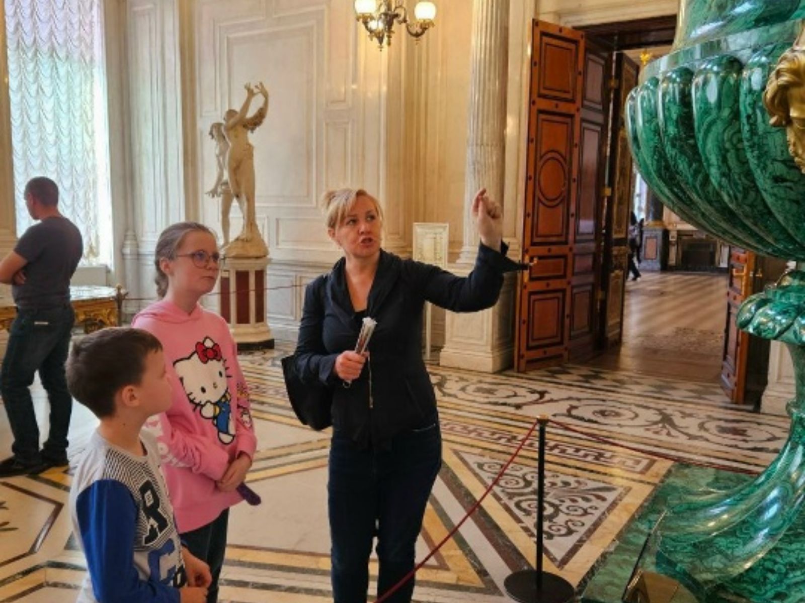 На экскурсии