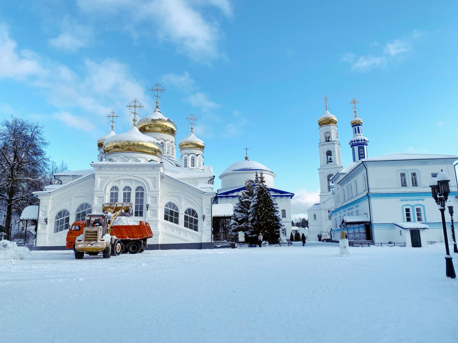 Раифский монастырь зимой