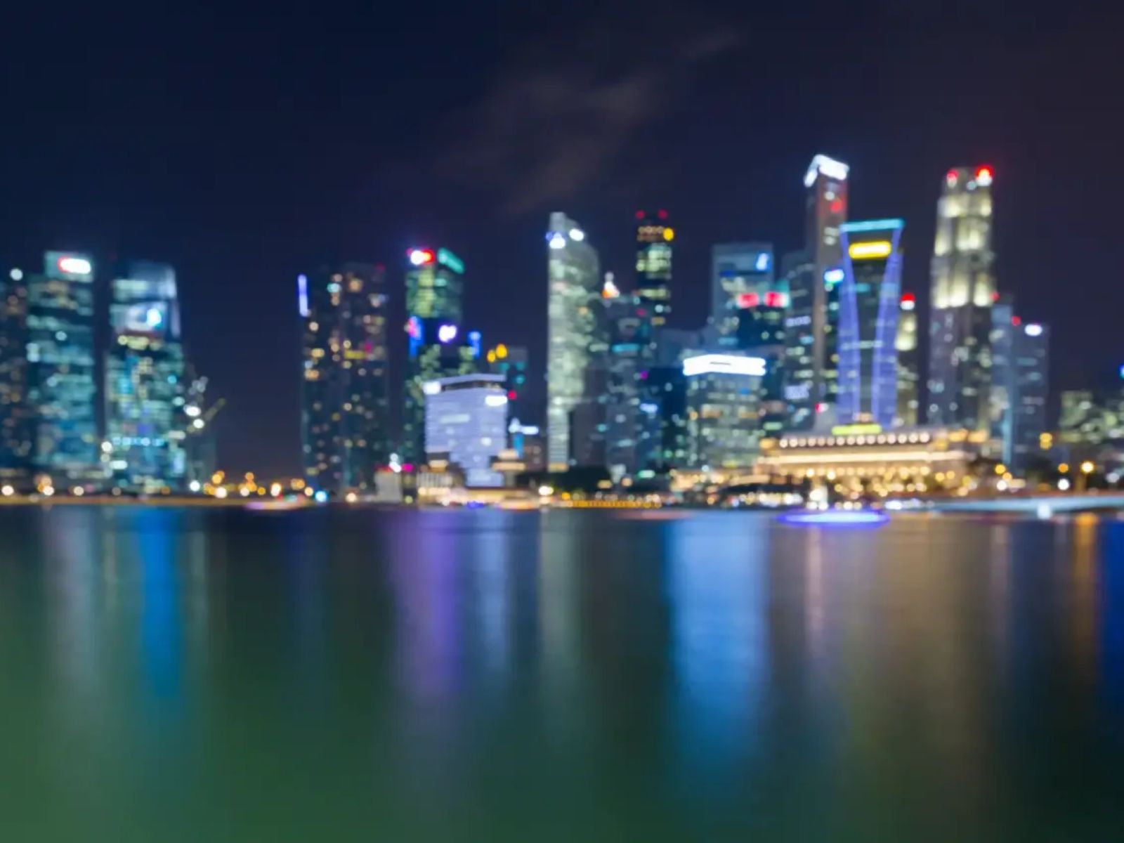 Гонконг вечером