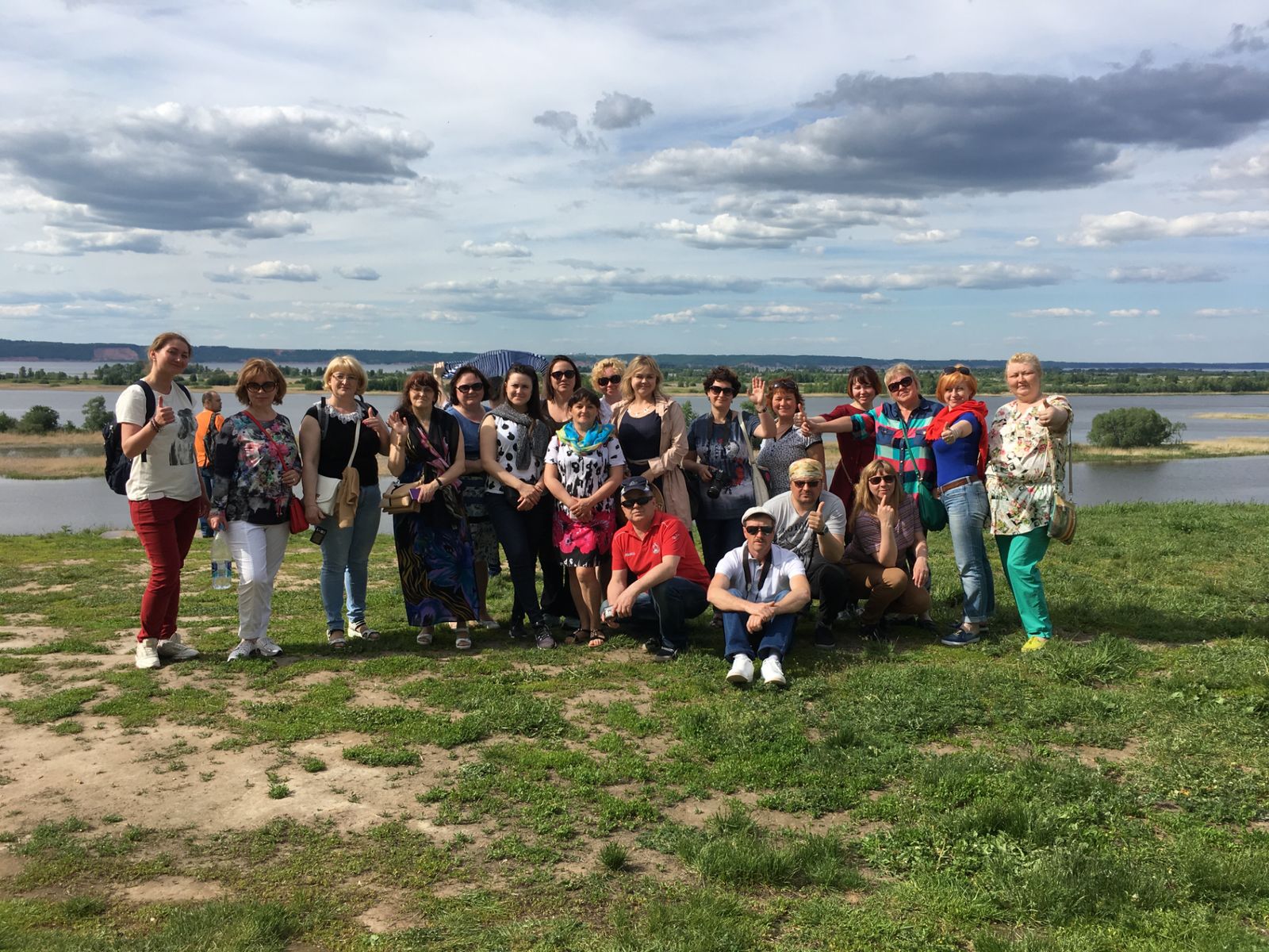 Живописные пейзажи с видом на Волгу