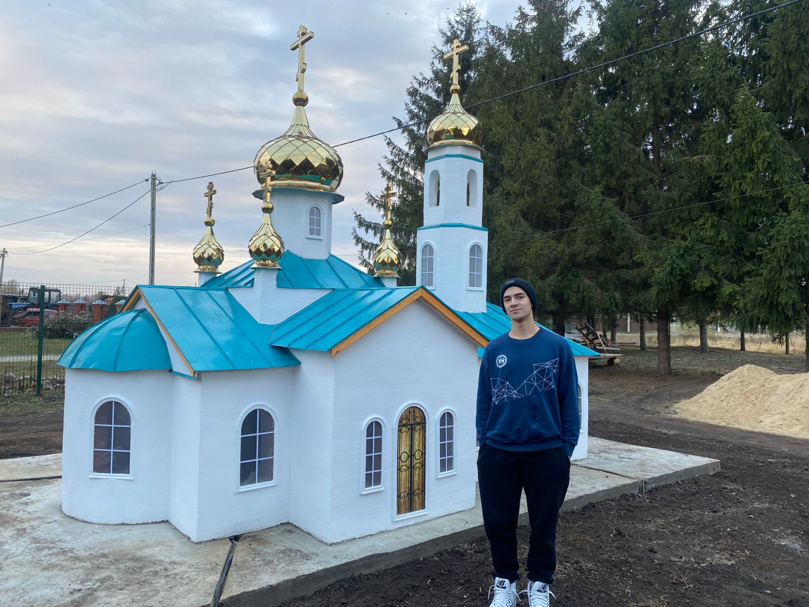 Макет церкви в Билярске