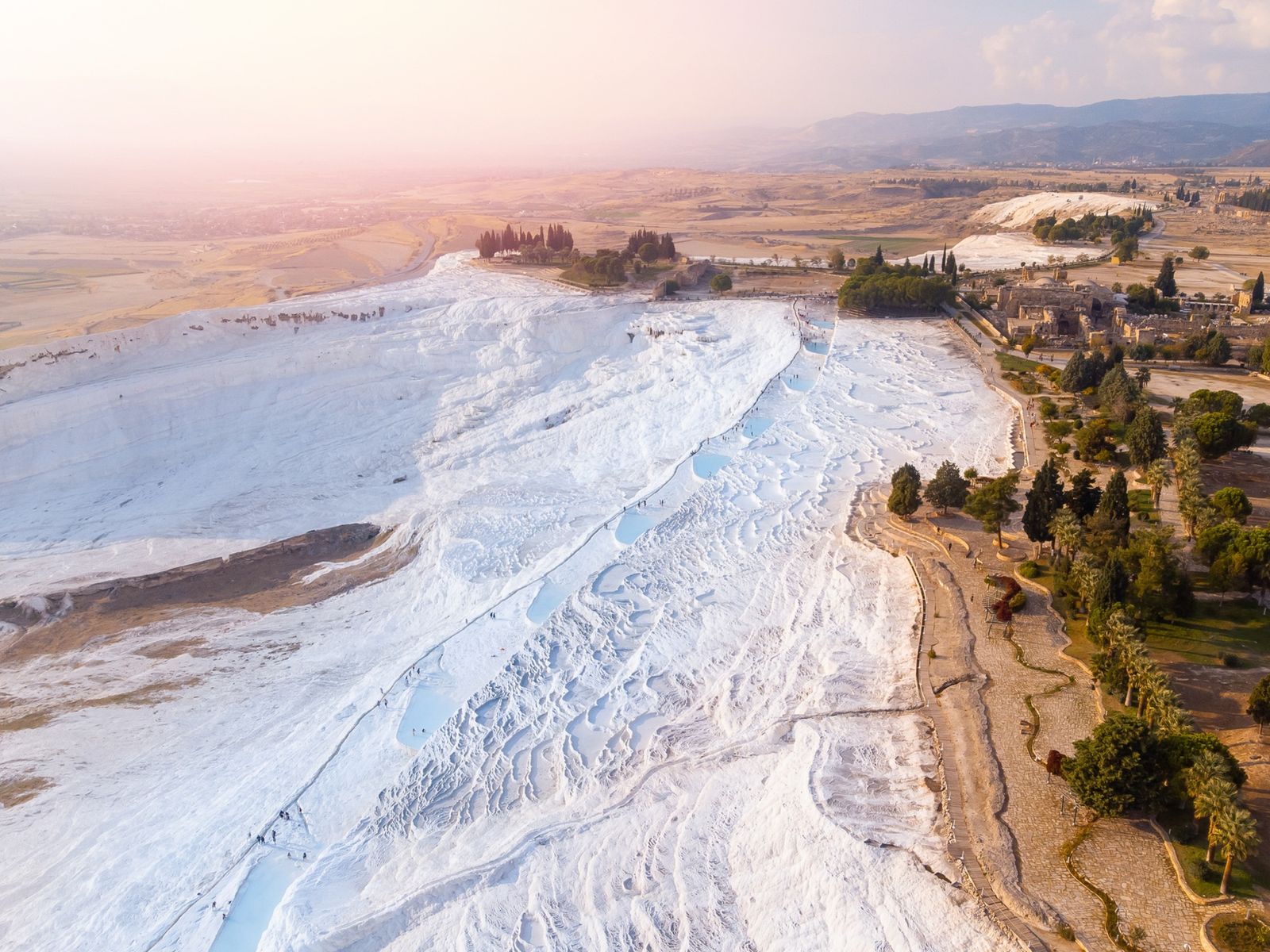 Травертины Памуккале
