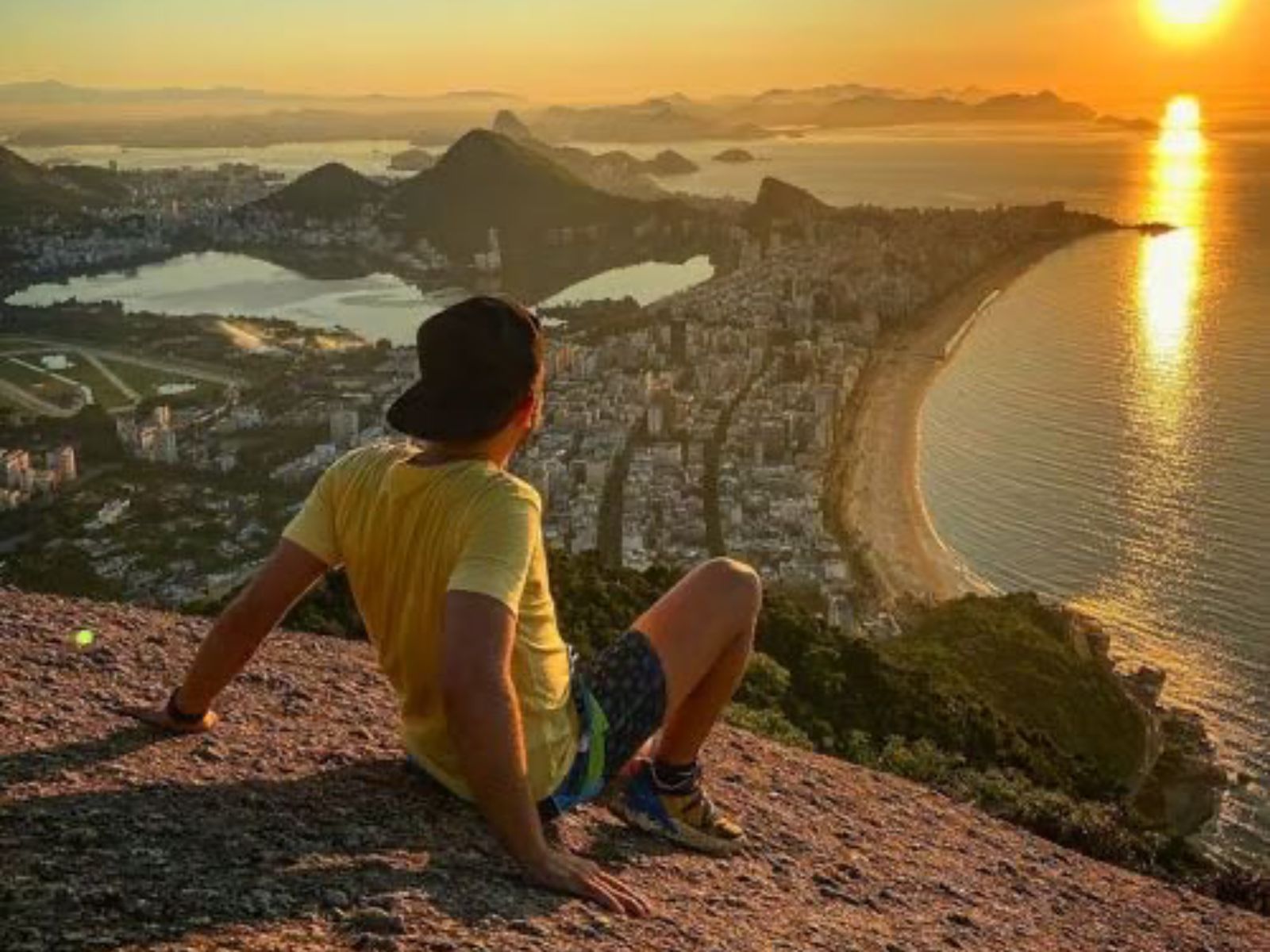 Закат в Рио-де-Жанейро