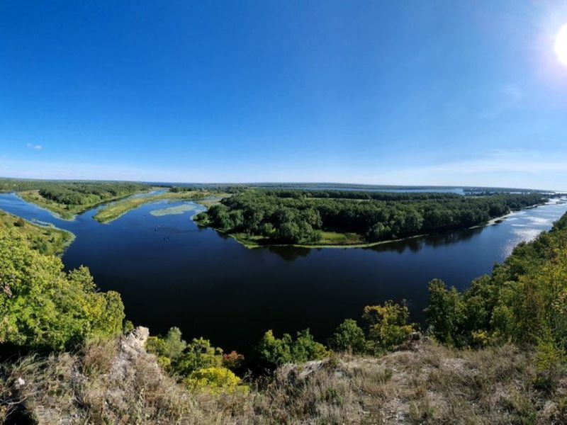 Самарская Лука, утес Вислый камень