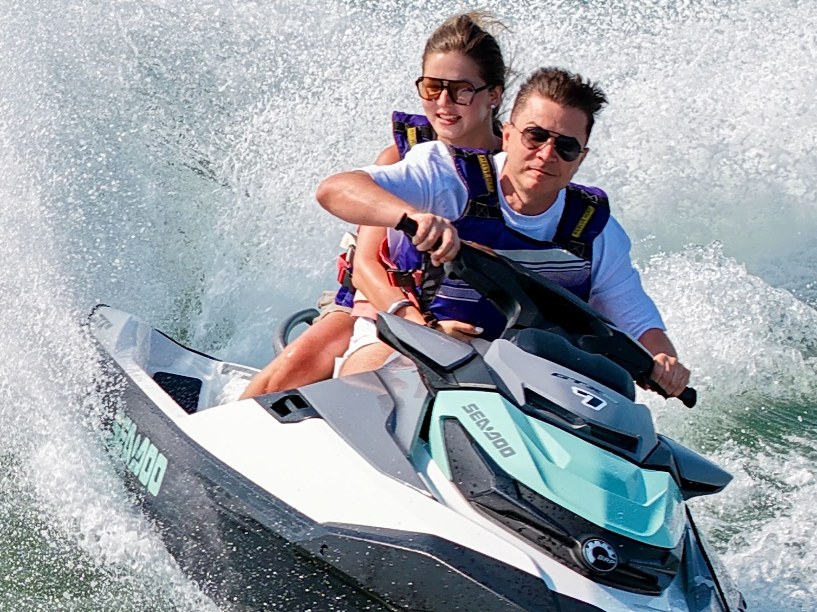 На гидроцикле